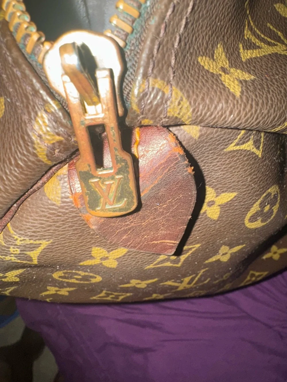 Louis Vuitton Brown Monogram Keepall Duffel Bag